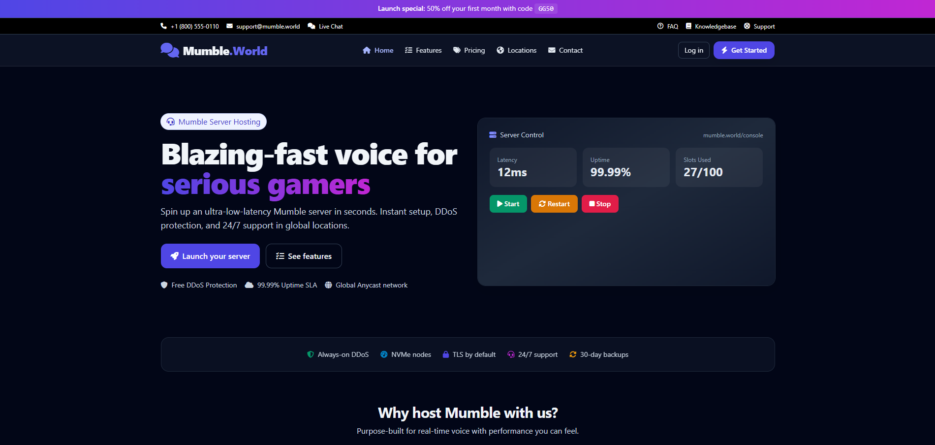 Mumble.world screenshot
